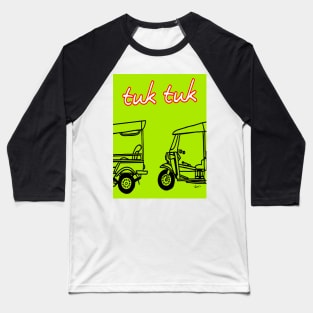 Pattaya tuk tuk,tuk tuk Thailand,siam tuk tuk,tuk tuk painting,tuk tuk digital painting Baseball T-Shirt